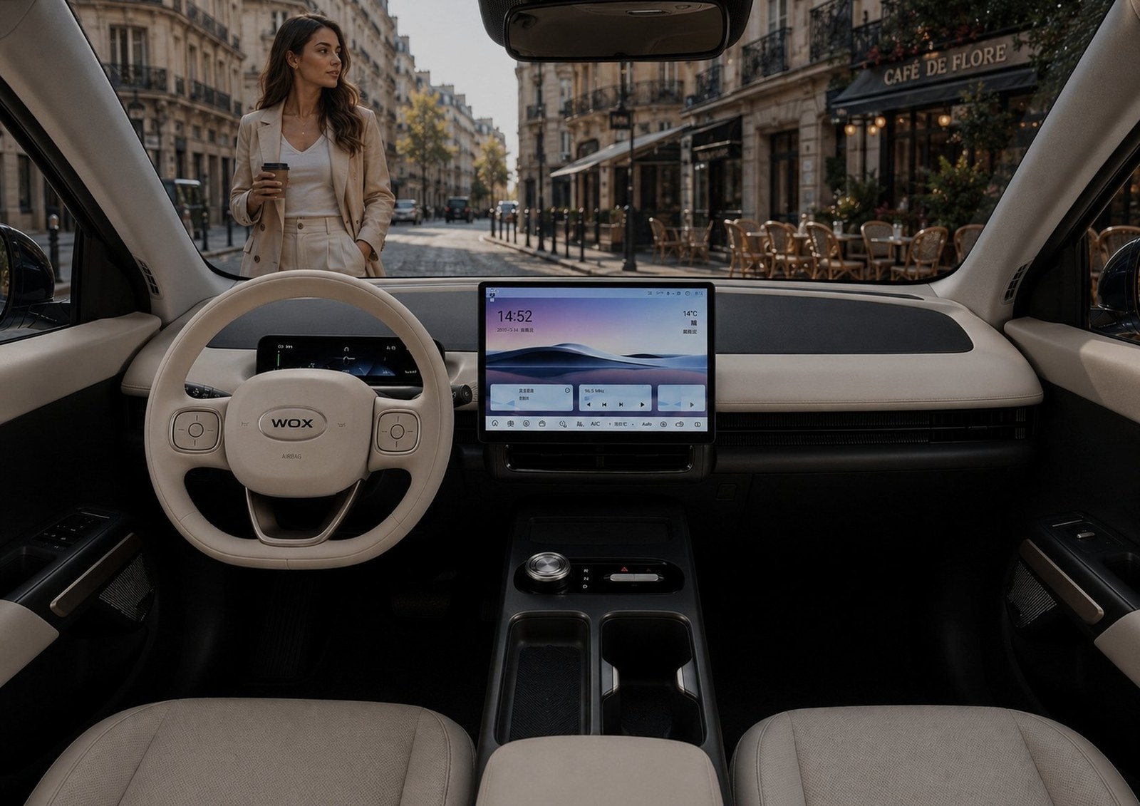 WOX Nebula cockpit and dashboard